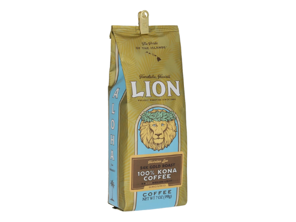 Lion Coffee Gold Roast 100% Kona Ground Coffee