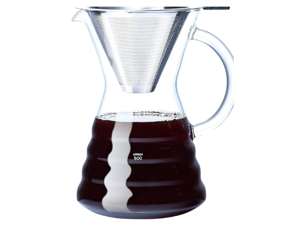 Unbreakable - Pour Over Coffee Maker with Permanent Stainless Filter