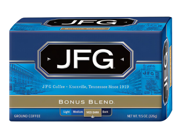 JFG Bonus Blend Medium‑Dark Roast Ground Coffee
