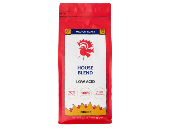 Puroast Low Acid Coffee Ground House Blend Ground
