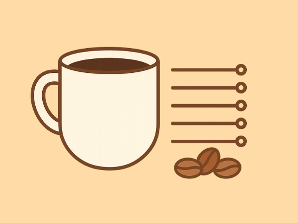 Caffeine in Coffee by Cup Size photo