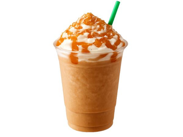 Caramel Ribbon Crunch Frappuccino 1