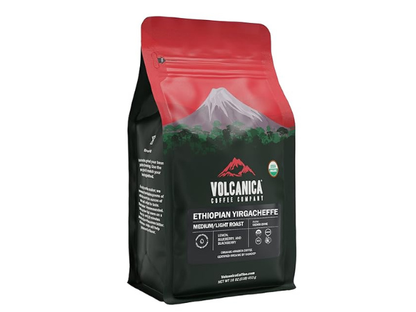 Volcanica Ethiopian Yirgacheffe Whole Bean Coffee 1