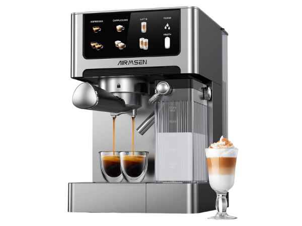 AIRMSEN 20 Bar Espresso Machine with Automatic Milk Frother