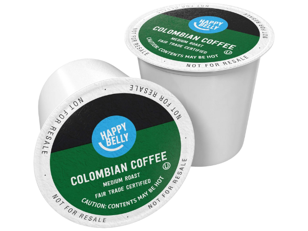 Amazon Brand - Happy Belly Medium Roast Coffee Pods