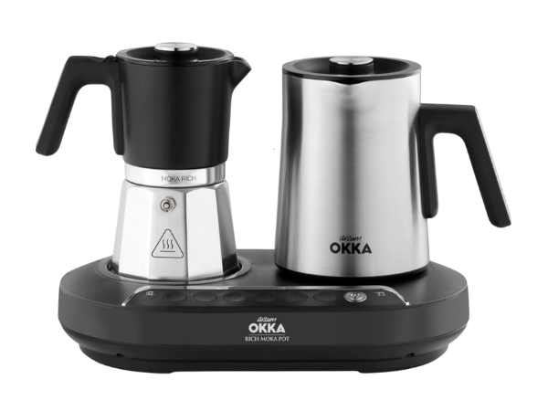 Arzum Okka Moka Pot with Milk Frother