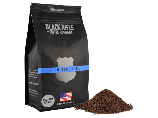 Black Rifle Thin Blue Line Coffee 1