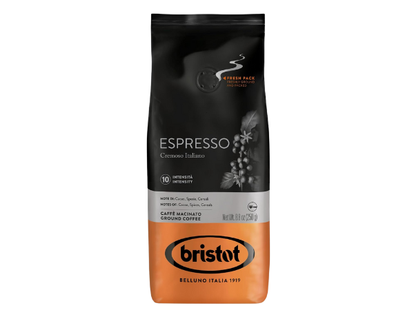 Bristot Espresso Cremoso Italiano Ground Coffee