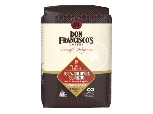Don Francisco’s Colombia Supremo Whole Bean Coffee