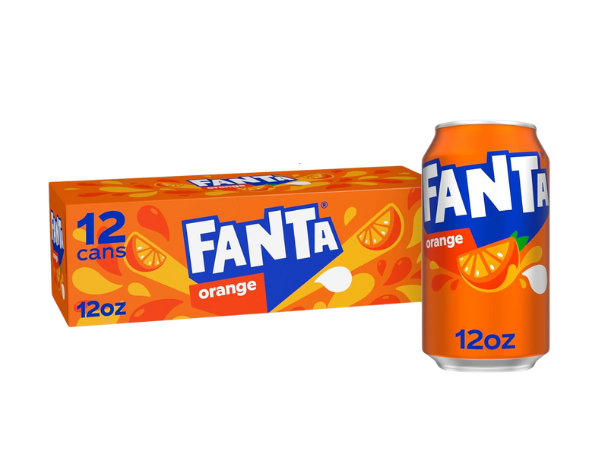 Fanta Orange, 12 fl oz, 12 Pack 1