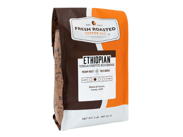Fresh Roasted Coffee, Ethiopian Yirgacheffe Kochere