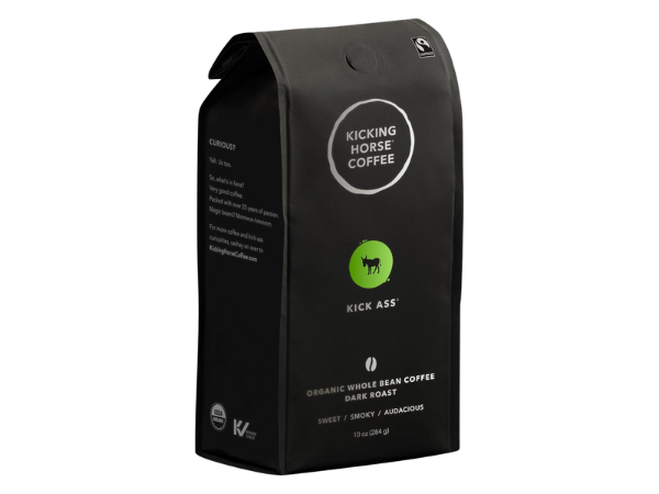 Kicking Horse Coffee, Kick Ass Dark Roast Whole Bean