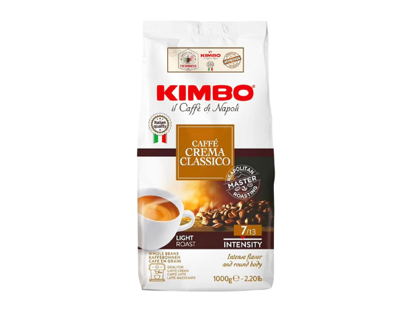 Kimbo Caffe Crema Classico Whole Bean Coffee