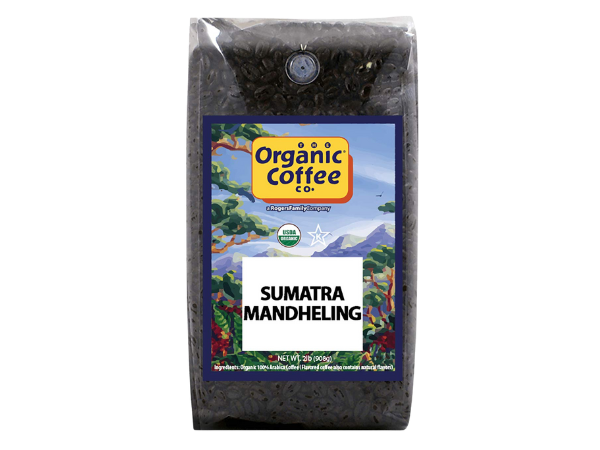 The Organic Coffee Co. – Sumatra Mandheling Whole Bean Coffee 1