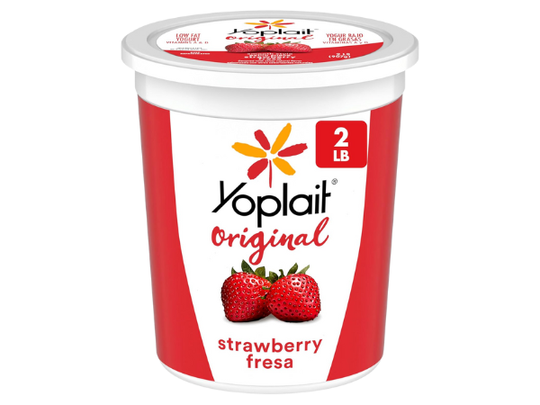 Yoplait Original Smooth Style Strawberry Flavored Low Fat Yogurt