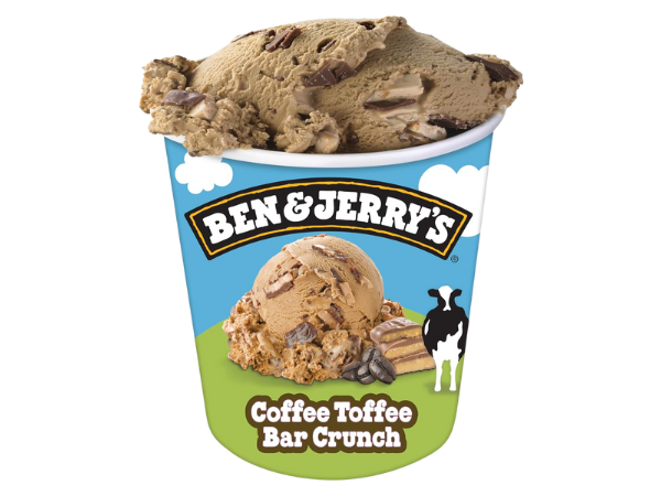 Ben & Jerry's Ice Cream Coffee Toffee Bar Crunch Non-GMO