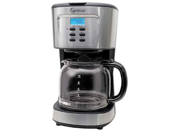Capresso 12‑Cup Coffee Maker with Glass Carafe