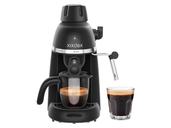 Coffee Machine, 3.5 Bar Espresso & Cappuccino Machine with Steam Wand