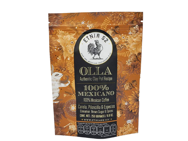 Etnia 52 – Café de Olla, 100% Mexican Ground Coffee