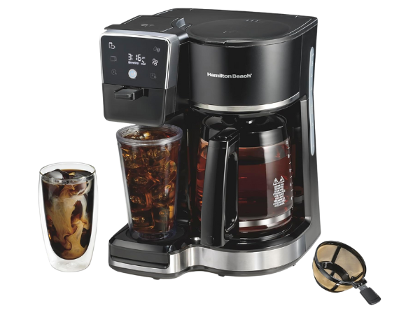 Hamilton Beach 2-Way 12 Cup Programmable Drip Hot and Iced Coffee Maker