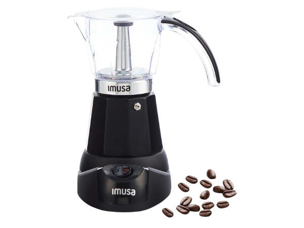 Imusa 6 or 3 Cup Electric Espresso Maker Black