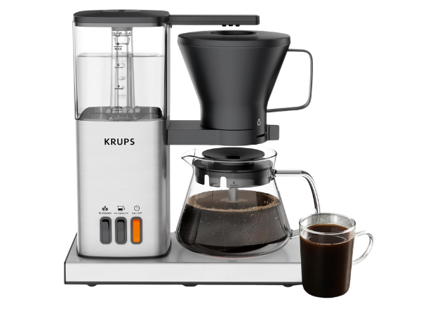 KRUPS Essential Brewer 8 Cup Drip Coffee Maker Machine