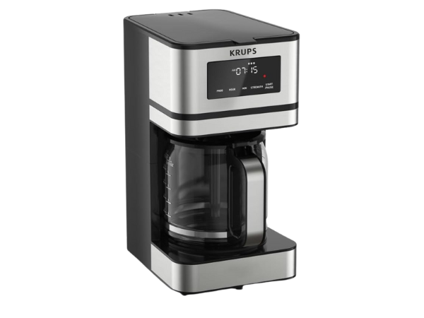 KRUPS Simply Brew Stainless Steel and Glass Carafe 12‑Cup