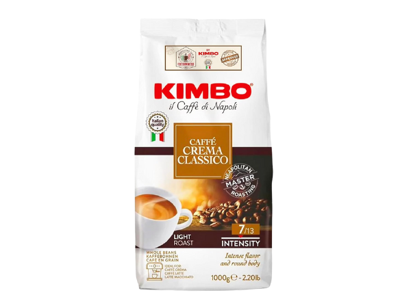 Kimbo Caffe Crema Classico Whole Bean Coffee