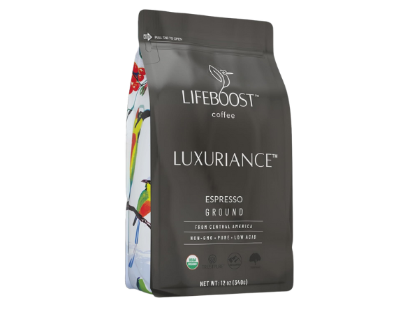 Lifeboost Organic Espresso Ground Coffee