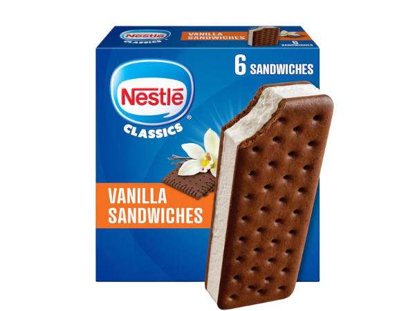Nestlé Vanilla Ice Cream Sandwiches