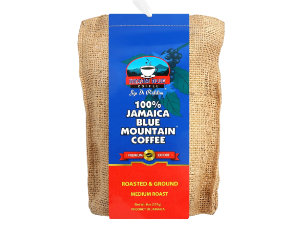 Riddim Blue -100% Jamaican Blue Mountain Medium Roast Ground Coffee
