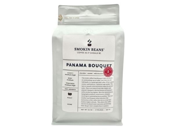 Smokin Beans Panama Bouquet - Whole Bean