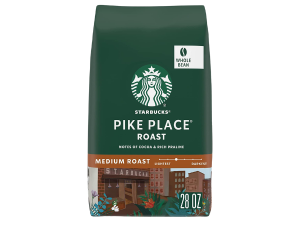Starbucks Pike Place Roast Whole Bean Coffee