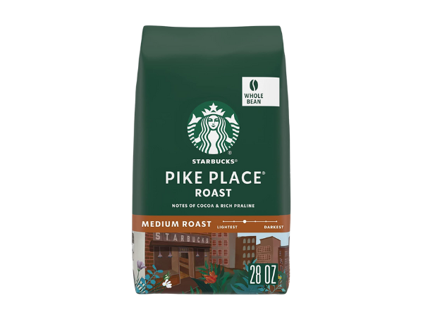 Starbucks Whole Bean Coffee—Medium Roast Coffee—Pike Place Roast