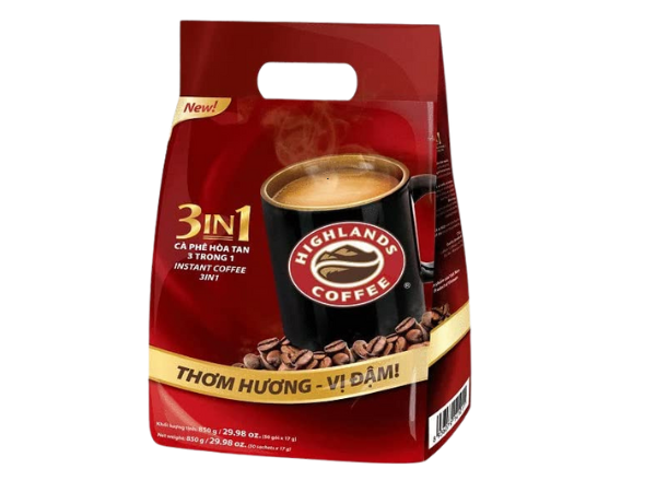 Vietnam Instant Coffee - 3 In 1 Instant Coffee From Highlands Coffee