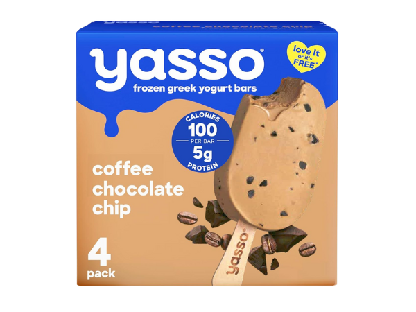 Yasso Frozen Greek Yogurt Bars Coffee Chocolate Chip Bars