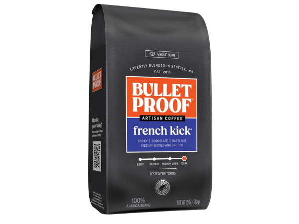 Bulletproof French Kick Dark Roast Whole Bean Coffee