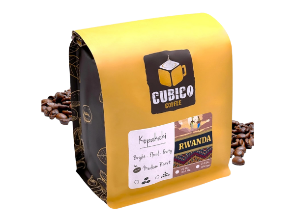 Cubico Rwandan Coffee, Whole Bean