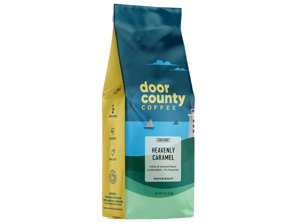 Door County Coffee Heavenly Caramel Flavored Ground