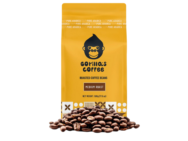 Gorilla's Coffee 100% Arabica - Medium Roast Whole Bean