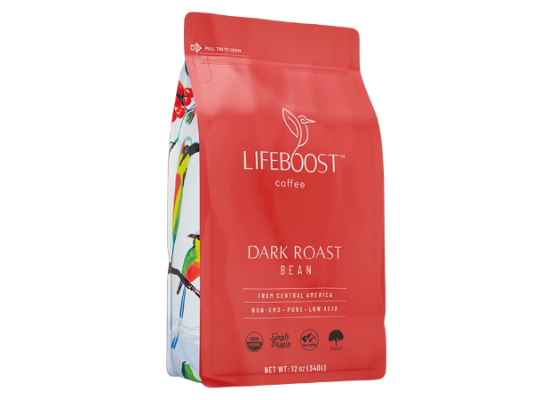 Lifeboost Dark Organic Coffee