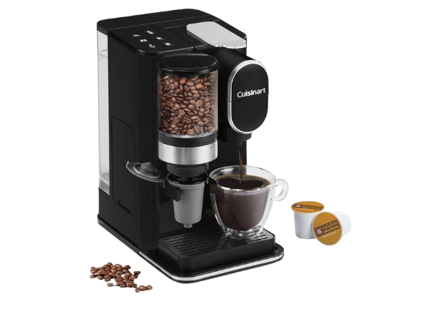Cuisinart Single‑Serve Coffee Maker + Coffee Grinder