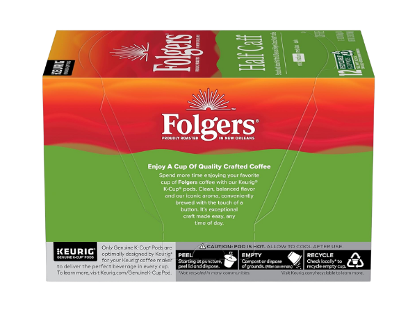 Folgers Half Caff Medium Roast