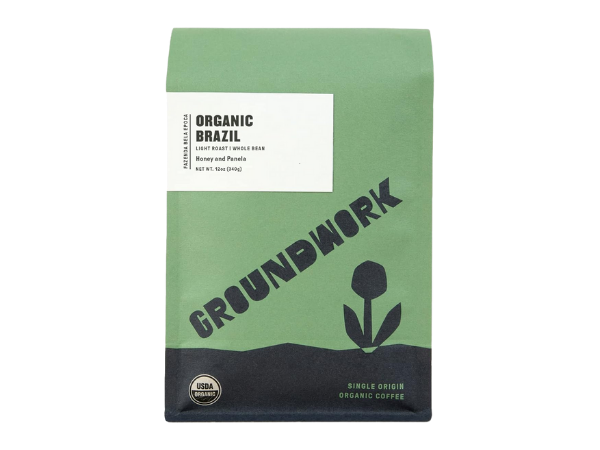Groundwork Coffee Co. Organic Brazil Whole Bean Coffee