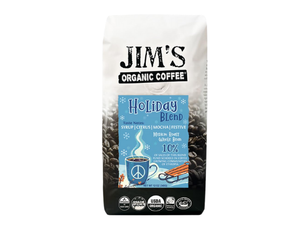 Jim’s Organic Coffee – Holiday Blend