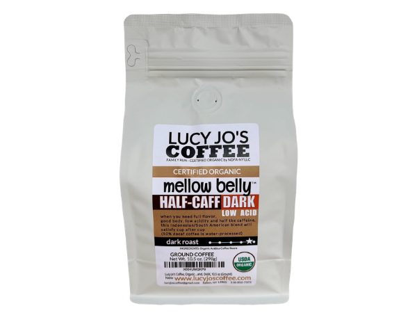 Lucy Jo’s Organic Mellow Belly Half-Caff