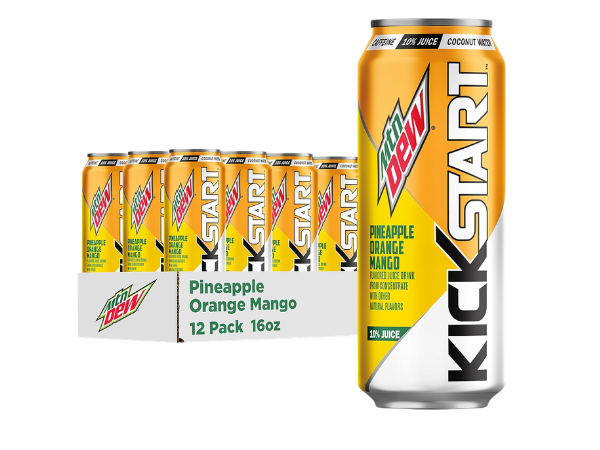 Mountain Dew Kickstart, Pineapple Orange Mango