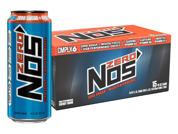 NOS Zero Sugar Energy Drinks
