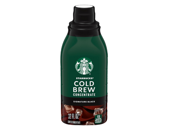 Starbucks Cold Brew Coffee Concentrate, Signature Black