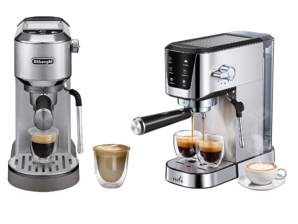 15 Bar Pump or 20 Bar Coffee Machine